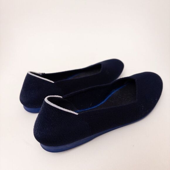 Rothy’s The Flat Maritime White Halo Size 6.5 - Picture 7 of 8